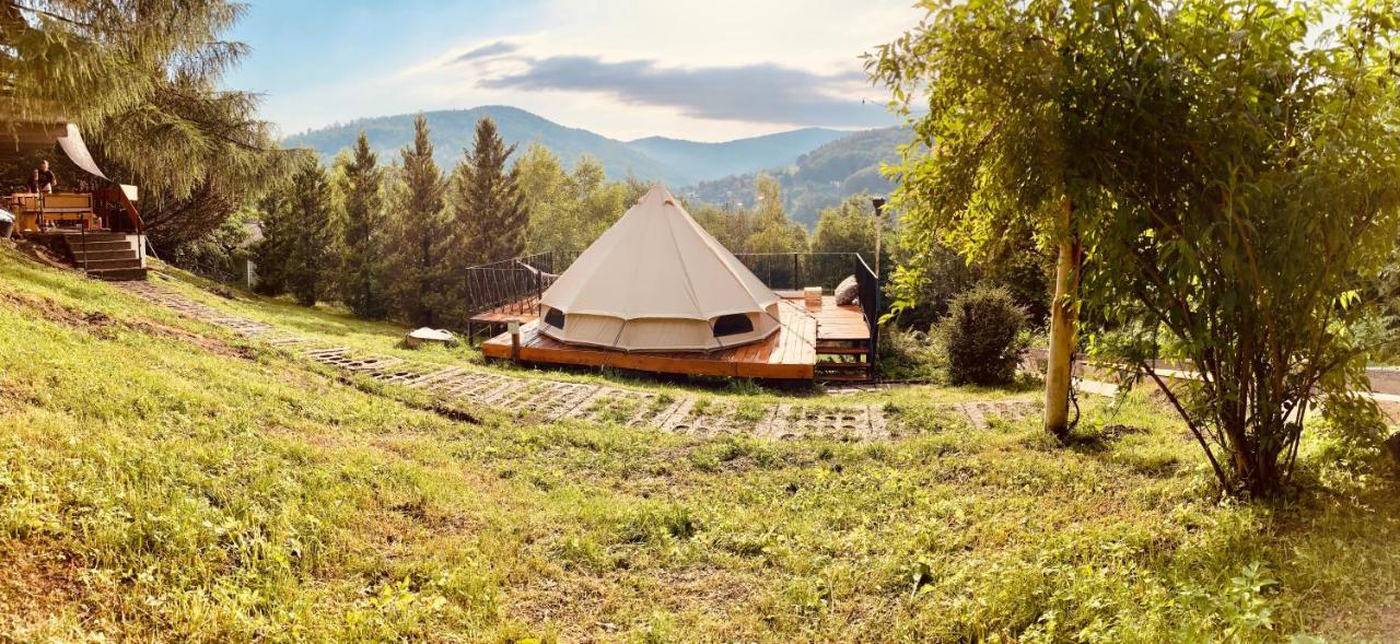 Glampspace - Szlak Beskidzki Hotell Międzybrodzie Bialskie Exteriör bild