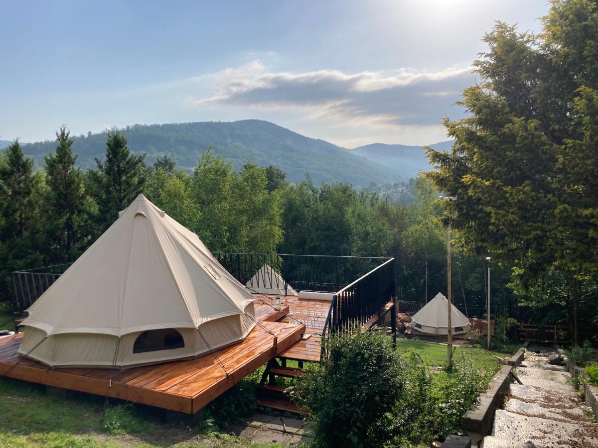 Glampspace - Szlak Beskidzki Hotell Międzybrodzie Bialskie Exteriör bild