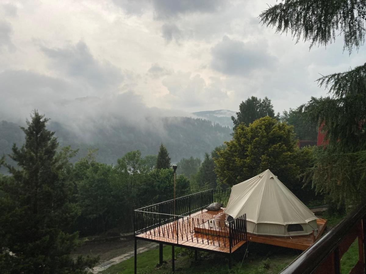 Glampspace - Szlak Beskidzki Hotell Międzybrodzie Bialskie Exteriör bild