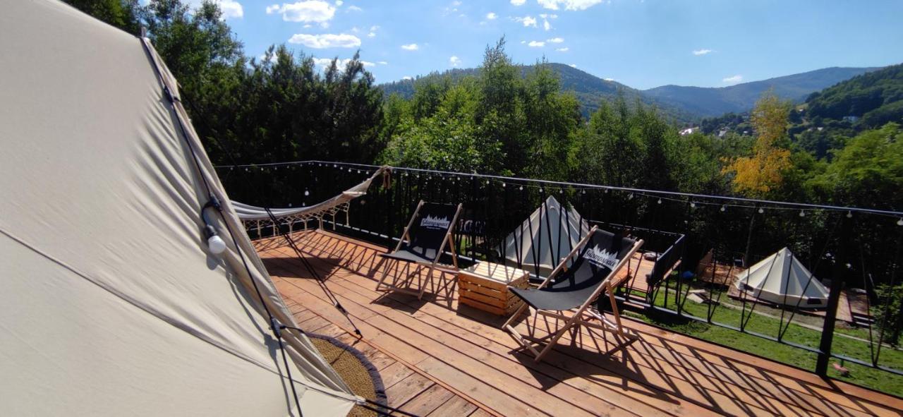 Glampspace - Szlak Beskidzki Hotell Międzybrodzie Bialskie Exteriör bild