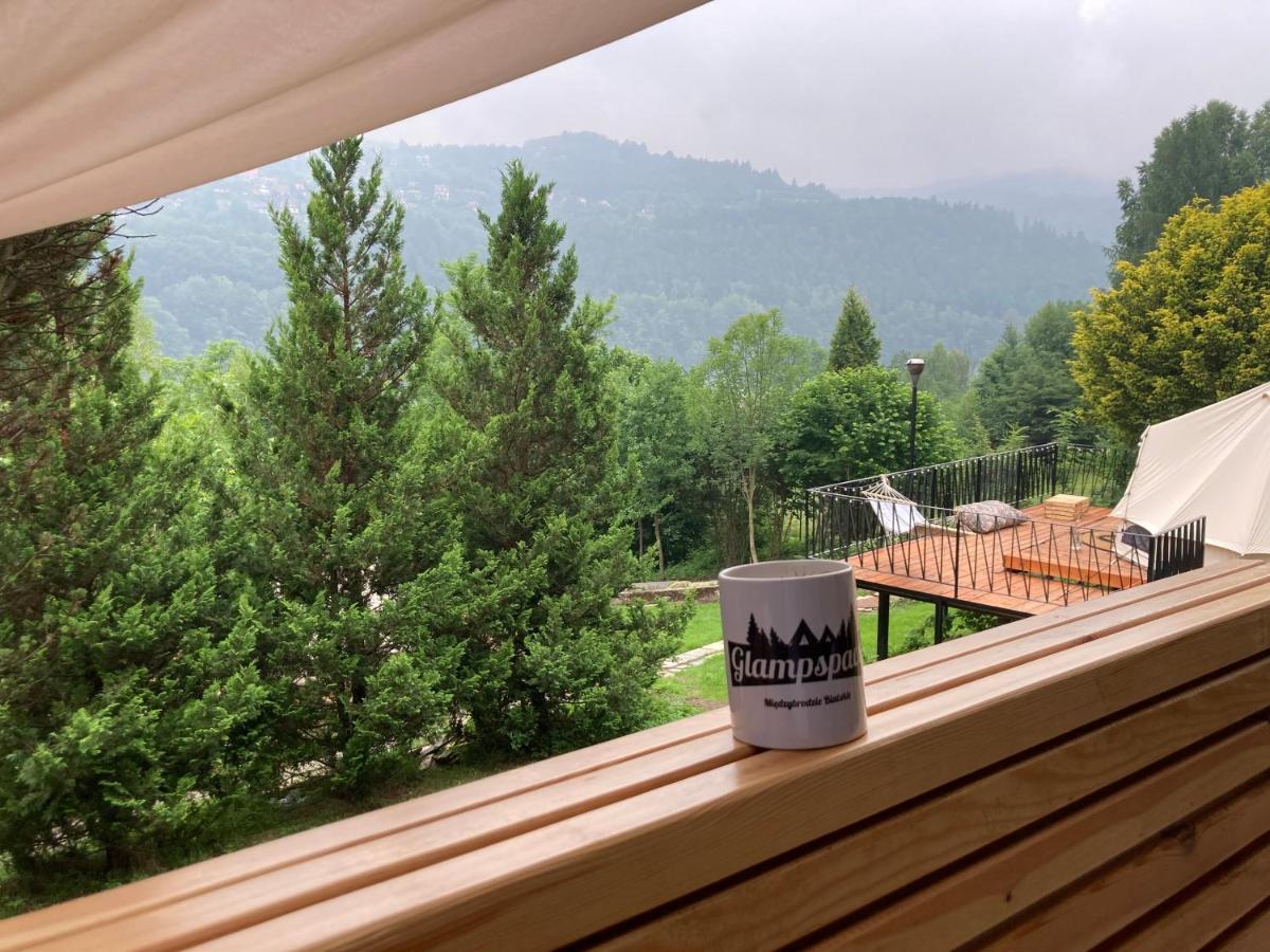 Glampspace - Szlak Beskidzki Hotell Międzybrodzie Bialskie Exteriör bild