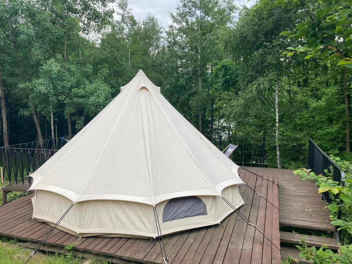 Glampspace - Szlak Beskidzki Hotell Międzybrodzie Bialskie Exteriör bild