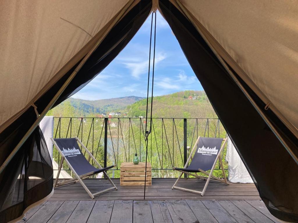 Glampspace - Szlak Beskidzki Hotell Międzybrodzie Bialskie Exteriör bild